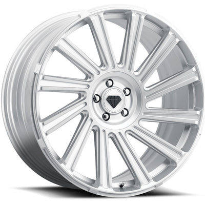 Blaque Diamond BD-40 Silver Machined wheel