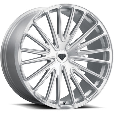 Blaque Diamond BD-715 Silver Brushed Wheel