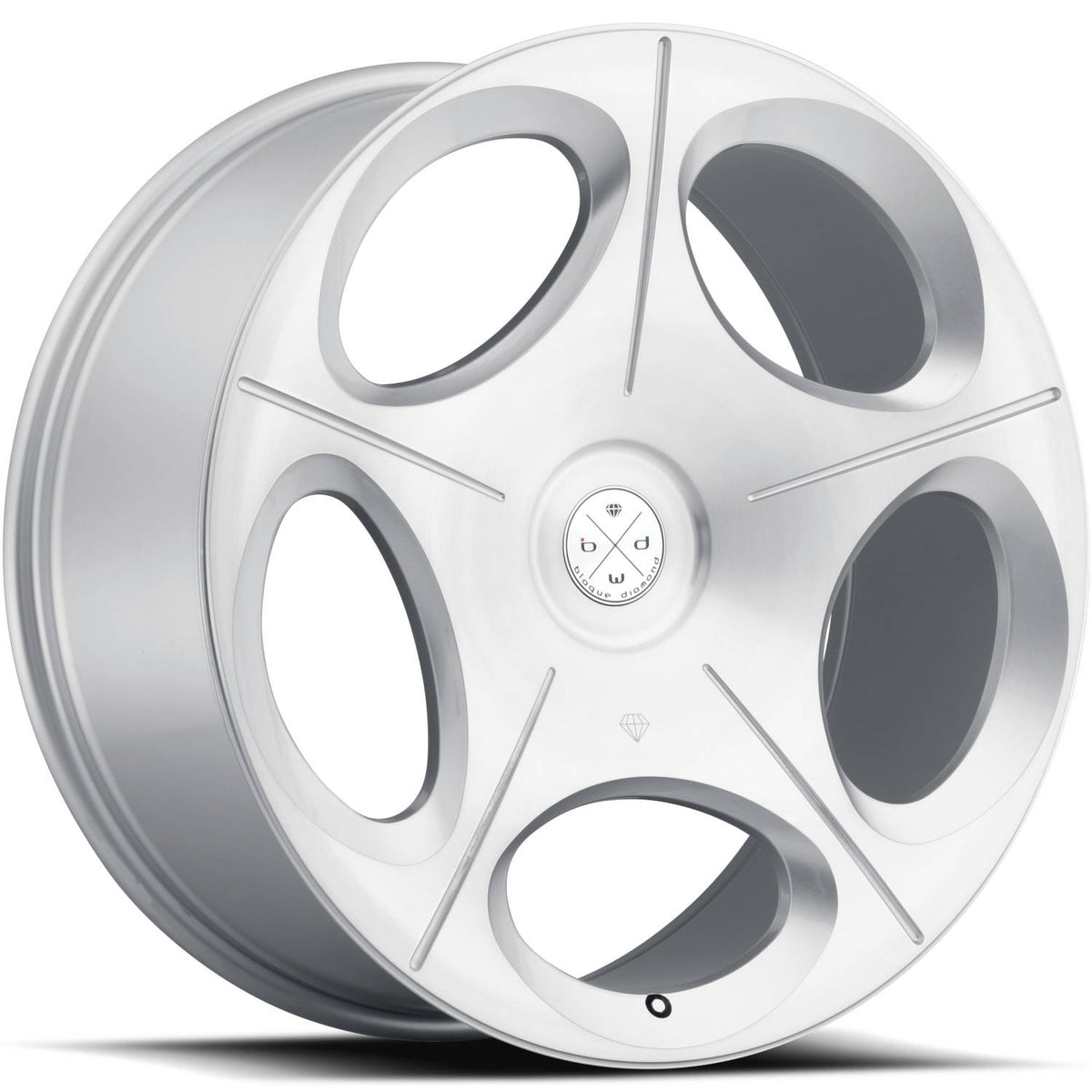 Blaque Diamond BD-77 Silver Brushed Wheel