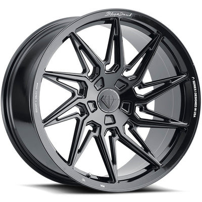 Blaque Diamond BD-F20 Gloss Black wheel