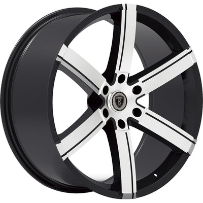Borghini B39B-M Black Machined Wheel
