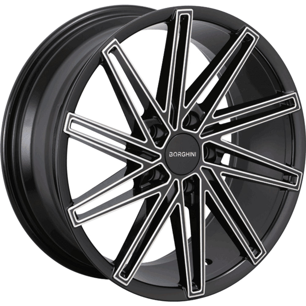 Borghini B65 Black Milled Wheel
