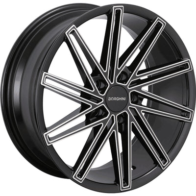 Borghini B65 Black Milled Wheel