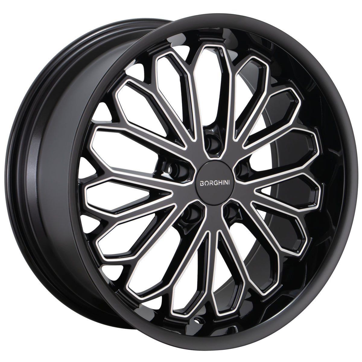 Borghini B67 Black Milled Wheel