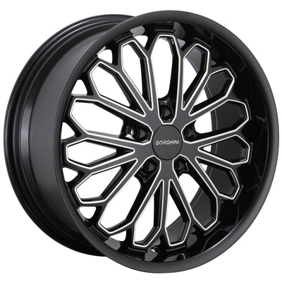 Borghini B67 Black Milled Wheel