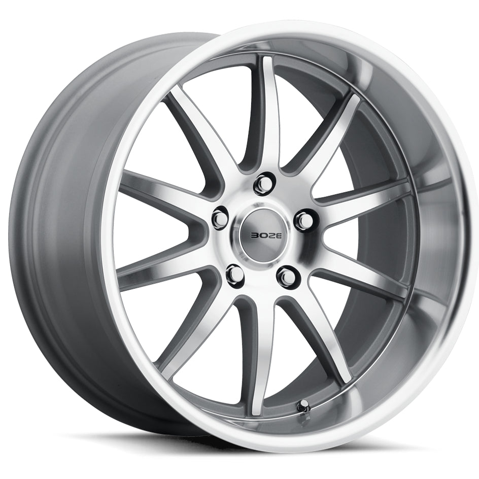 Boze B2 Flo-Lite Gray Machined Wheel
