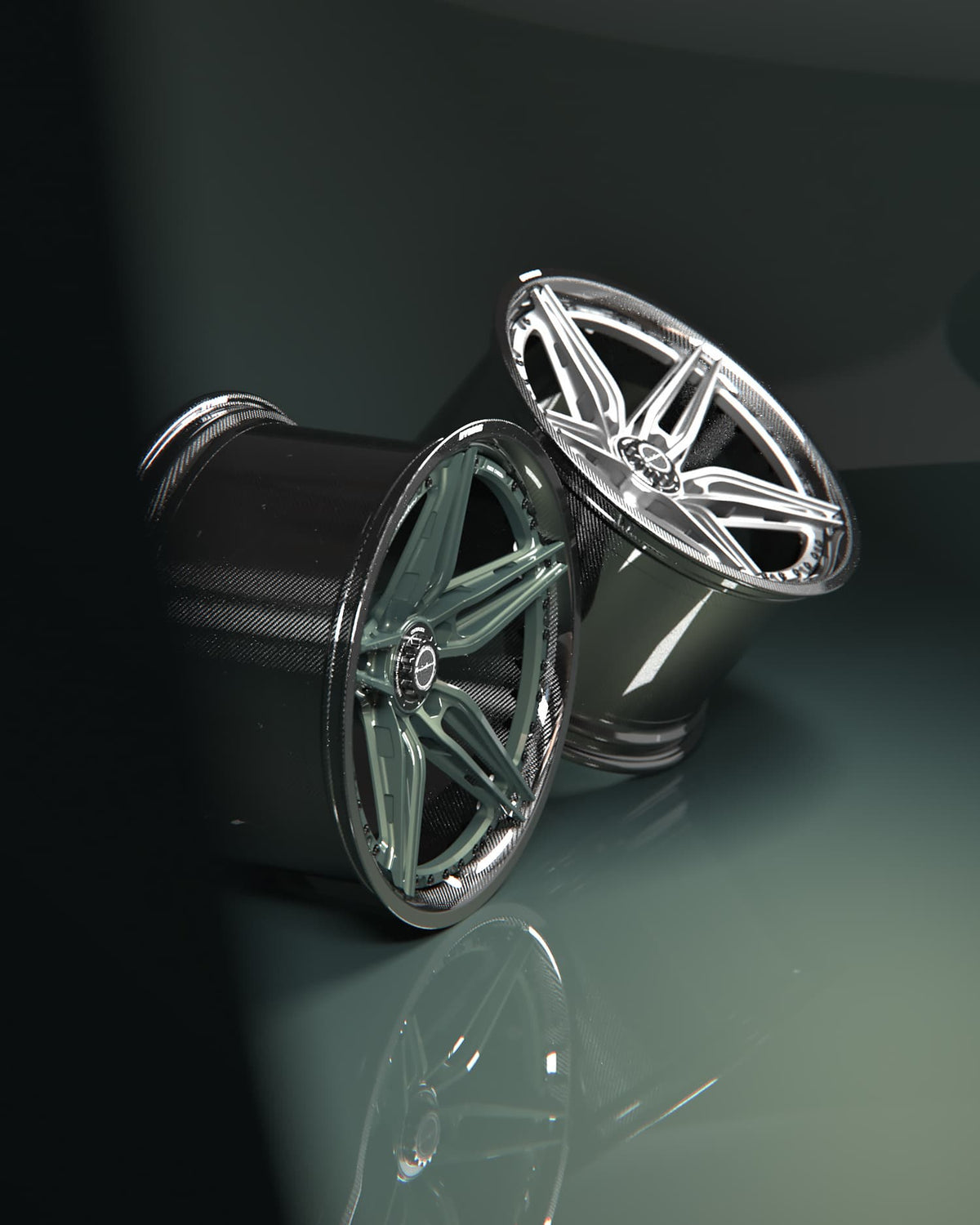 Brixton Forged FDE02 Carbon+ Dymag forged wheel