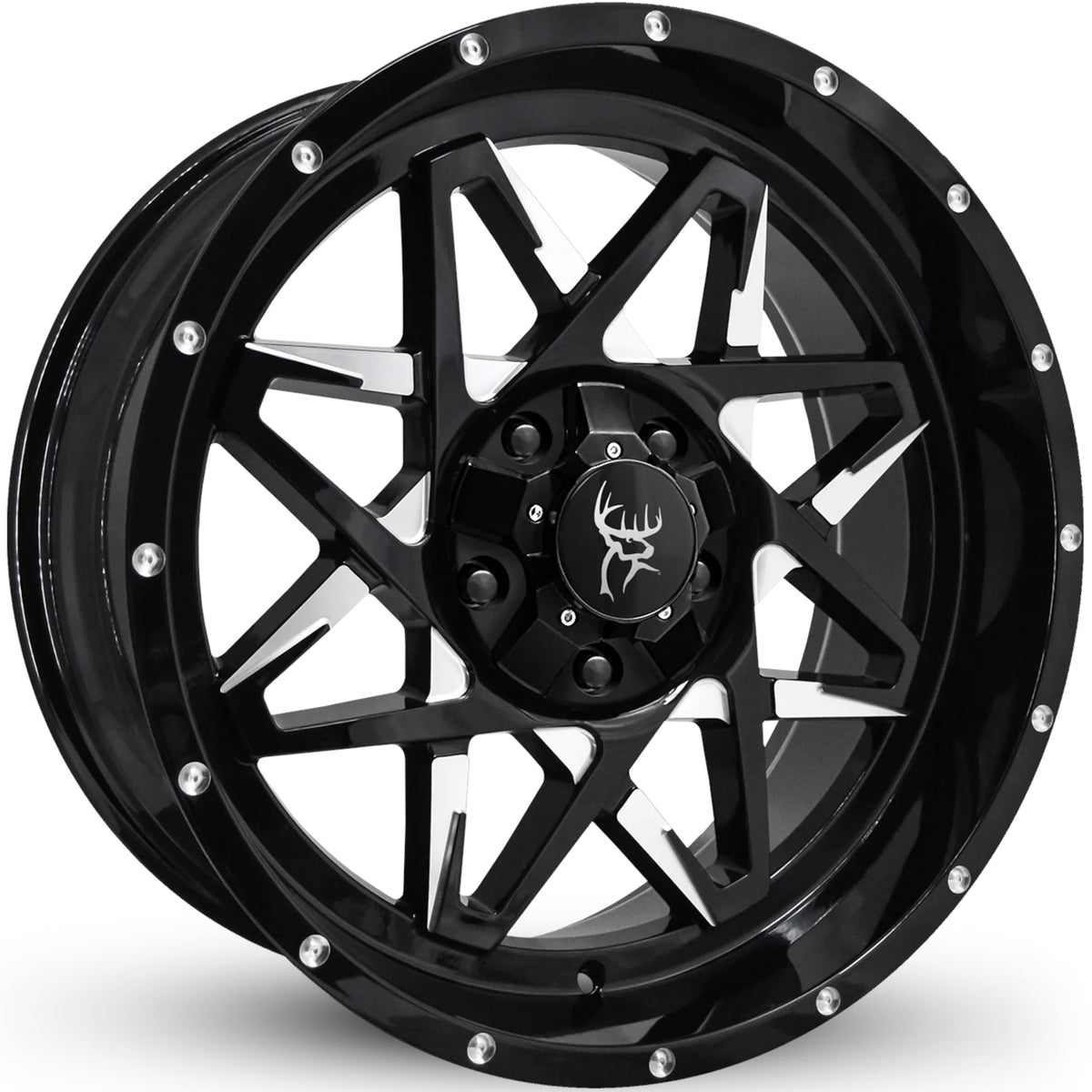 Buck Commander Caliber Black Milled Wheel