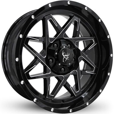 Buck Commander Caliber Black Milled Wheel