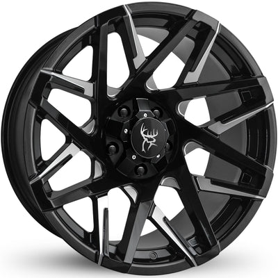 Buck Commander Canyon Black Milled Wheel