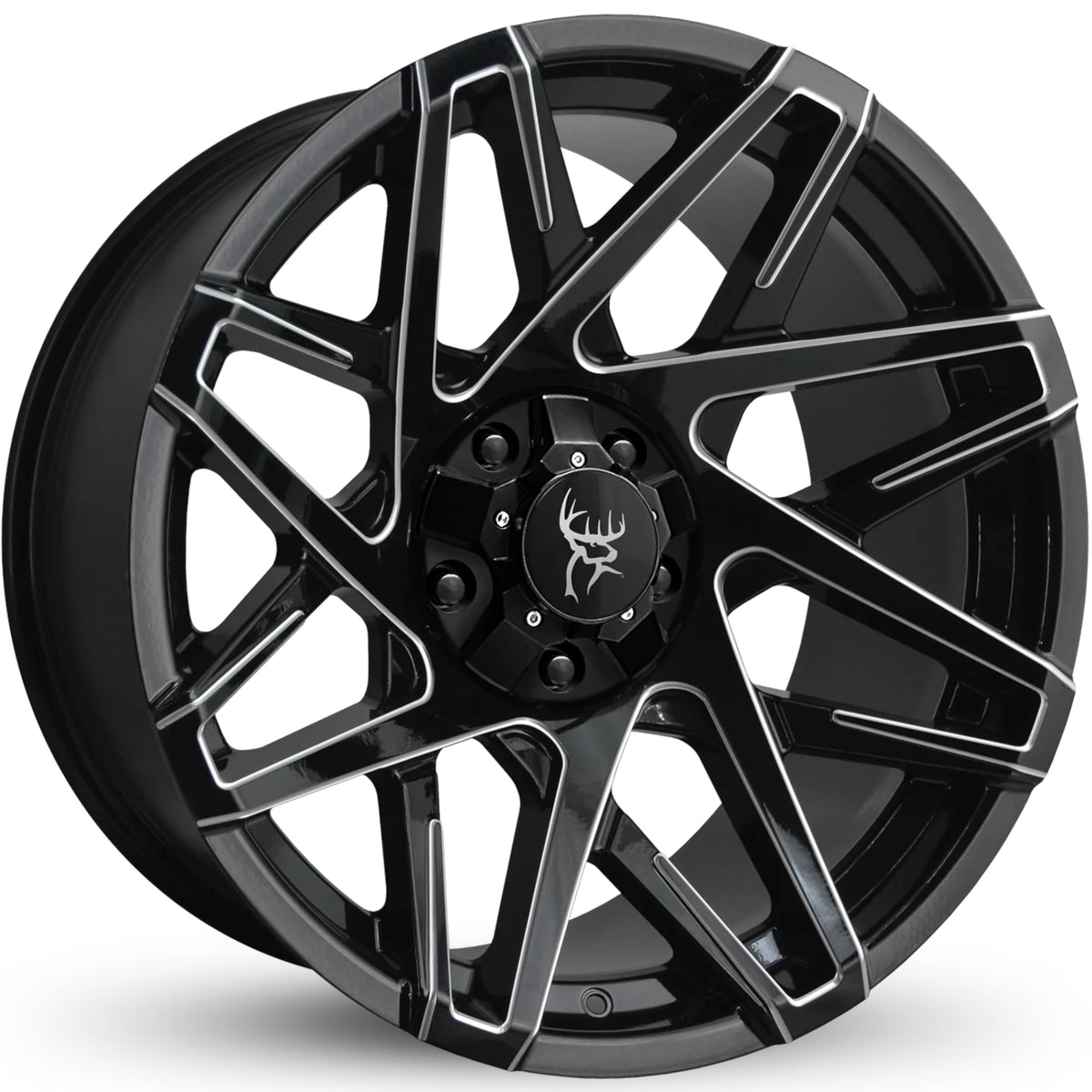 Buck Commander Canyon Black Milled Wheel
