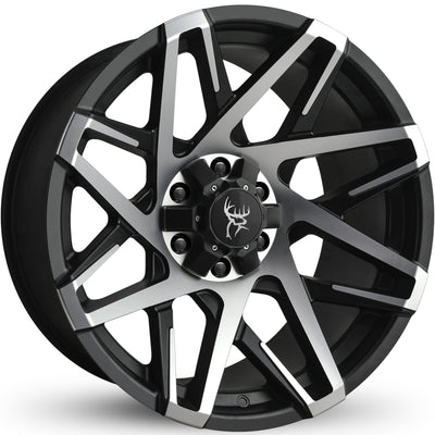 Buck Commander Canyon Black Machined Wheel