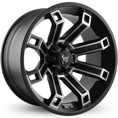 Buck Commander Hollow Point Black Machined Wheel