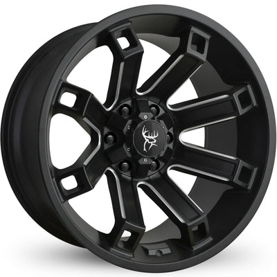 Buck Commander Hollow Point Black Milled Wheel