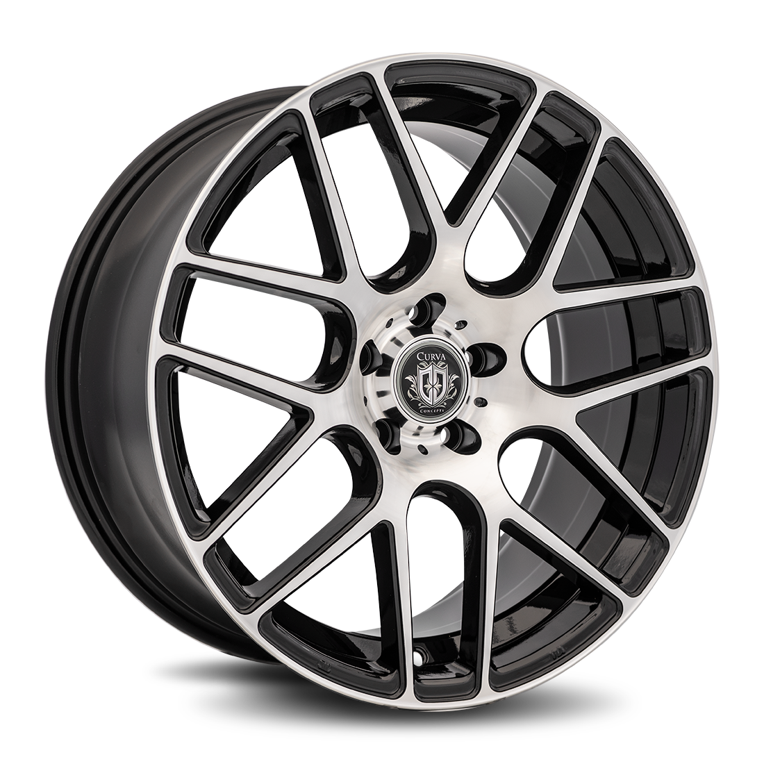 Curva C7 Black with Machined wheel