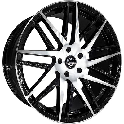 Capri Luxury C0103 Black Machined Wheel