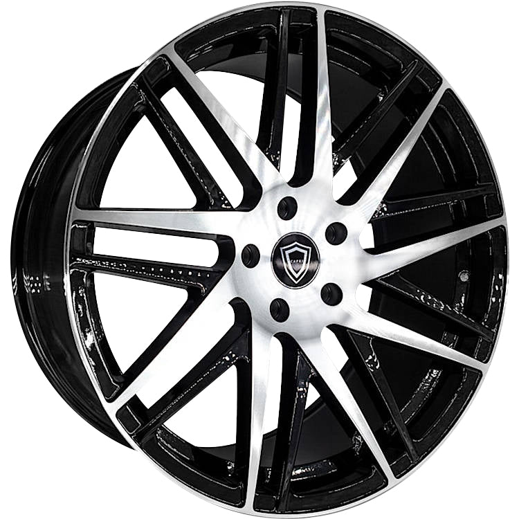 Capri Luxury C0103 Black Machined Wheel