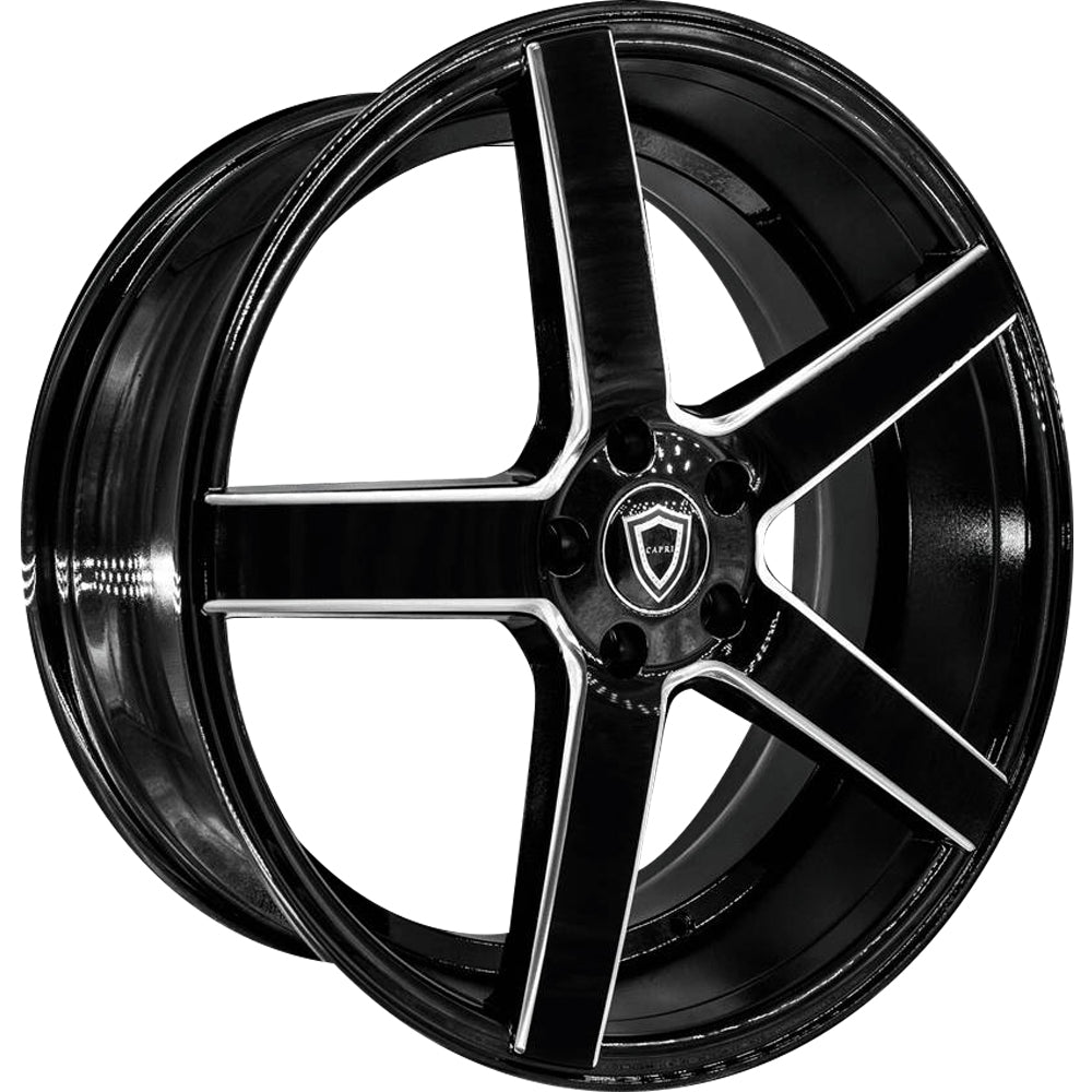 Capri Luxury C5178 Black Milled Wheel