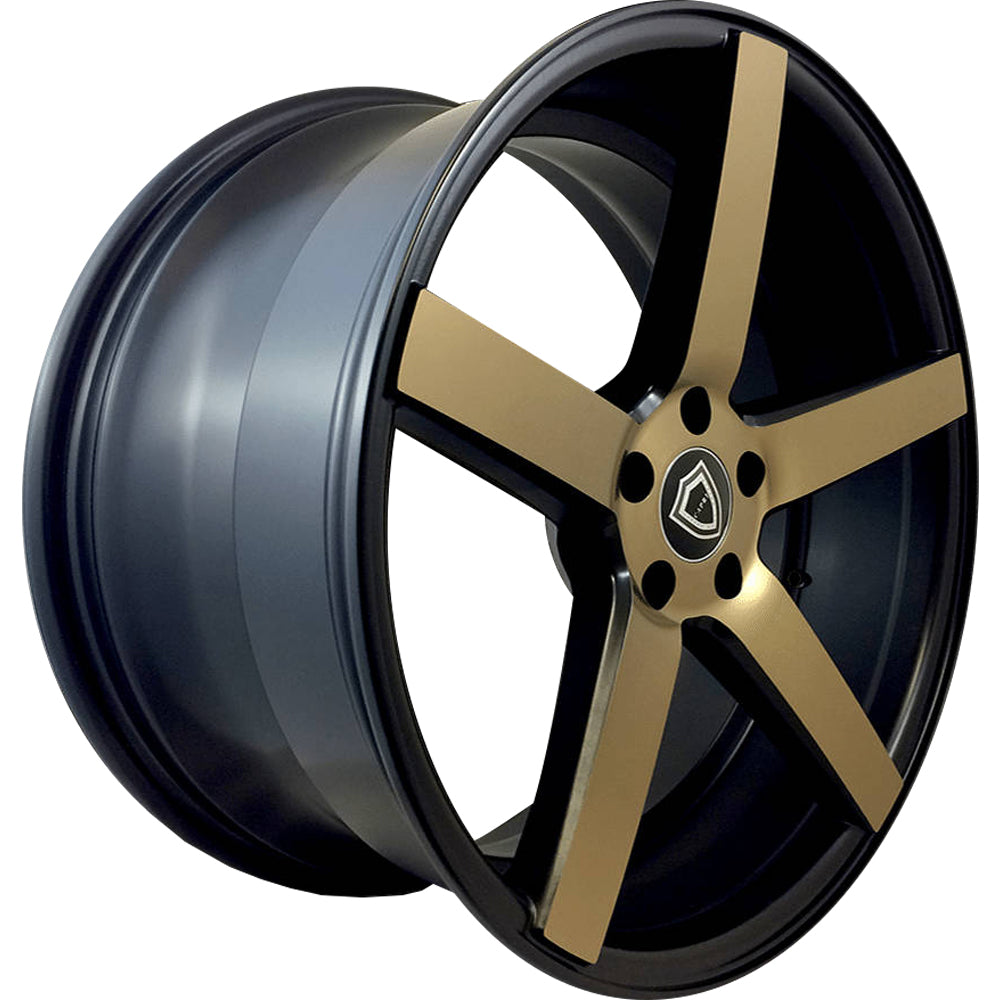 Capri Luxury C5178 Black Bronze Machined Wheel