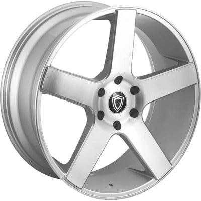 Capri Luxury C5288 Silver Machined Wheel