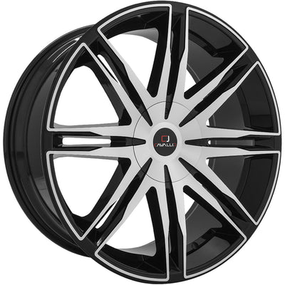Cavallo CLV-18 Black Machined Wheel
