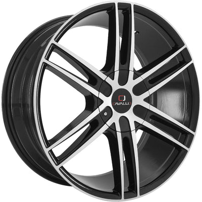 Cavallo CLV-20 Black Machined Wheel