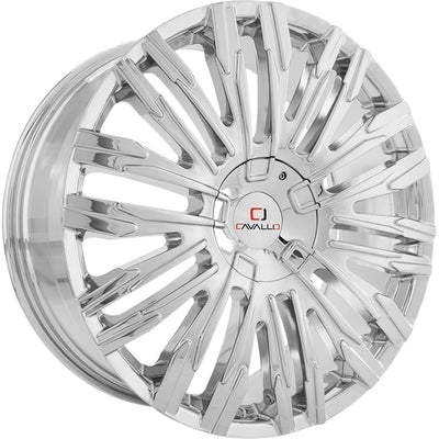 Cavallo CLV-28 Chrome Wheel