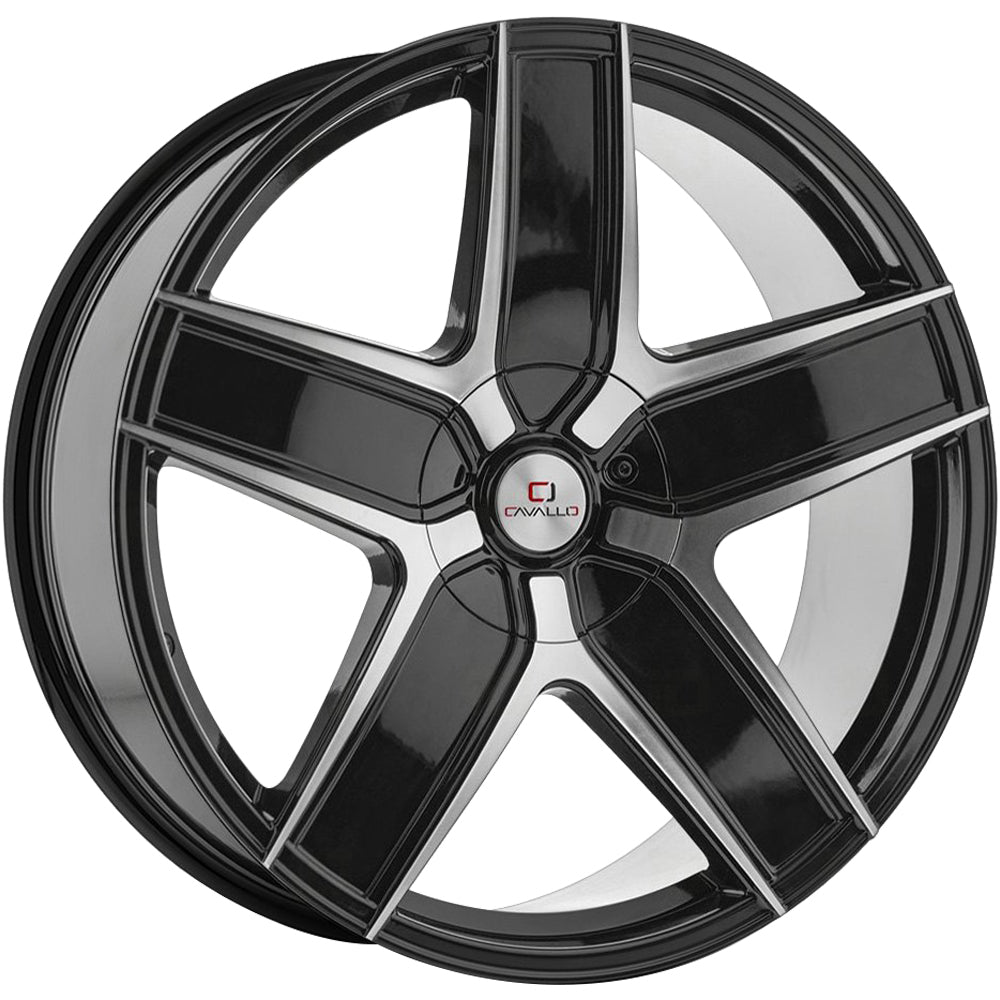 Cavallo CLV-31 Black Machined Wheel