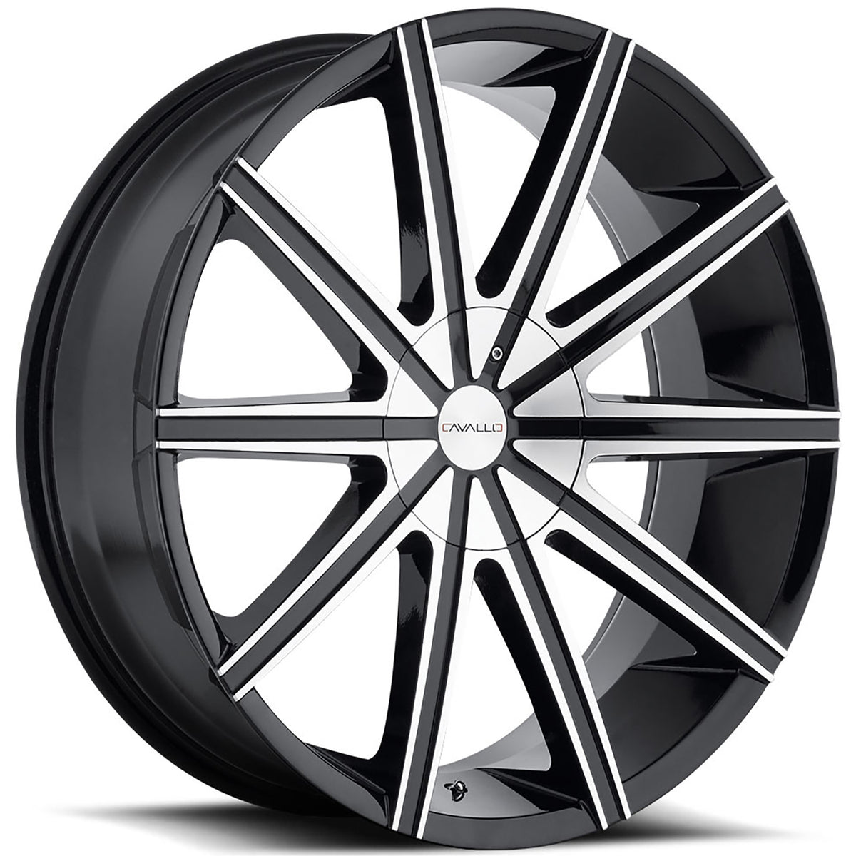 Cavallo CLV-9 Black Machined Wheel