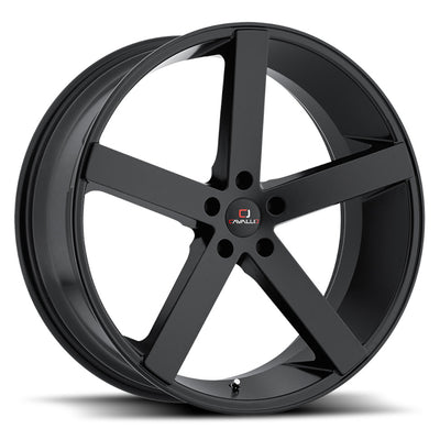 Cavallo CLV-C-5 Gloss Black Wheel