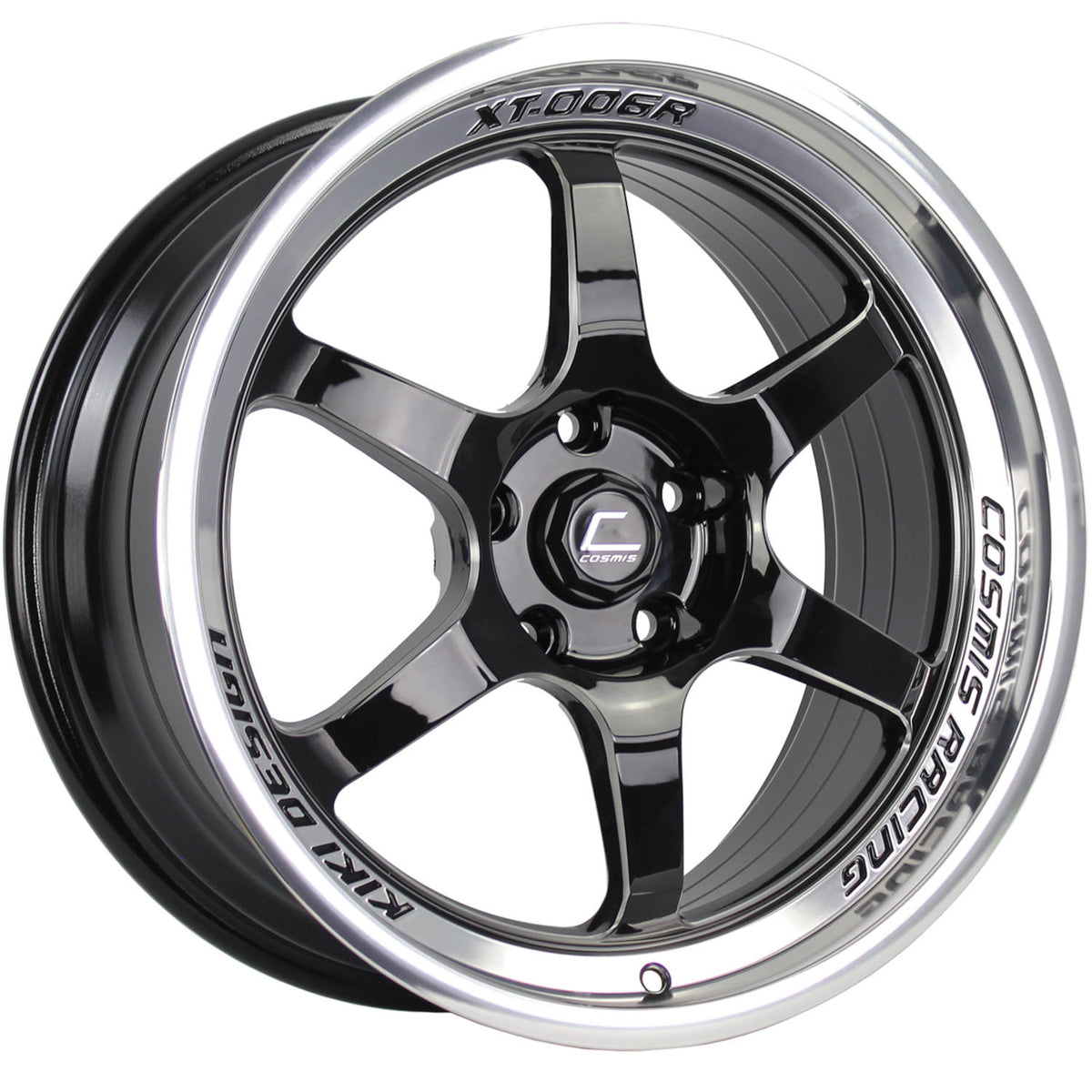 Cosmis Racing XT-006R Black Machined Wheel