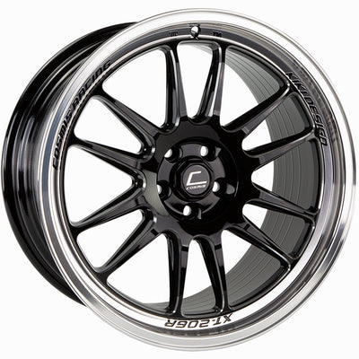 Cosmis Racing XT-206R-FF Black Machined Wheel