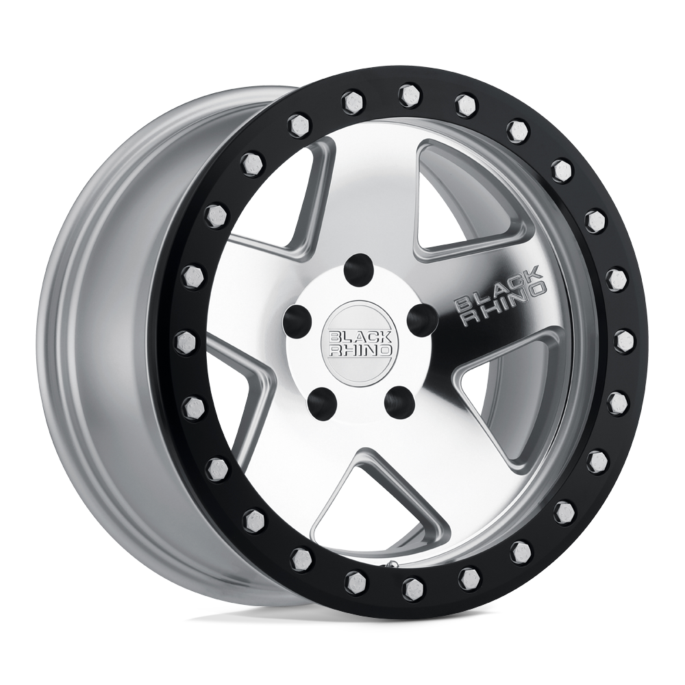 Black Rhino CRAWLER Silver wheel