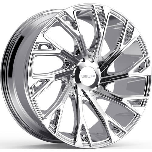 Cruiser Alloy Cutter Chrome Wheel