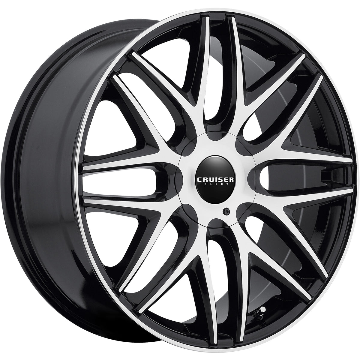 Cruiser Alloy Endure Black Machined Wheel