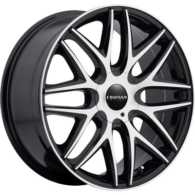 Cruiser Alloy Endure Black Machined Wheel