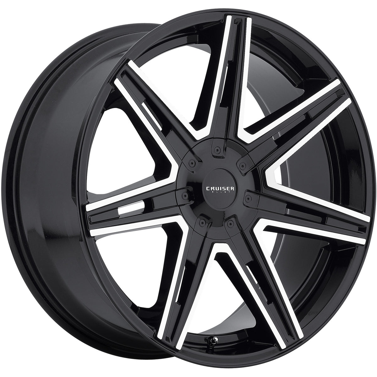 Cruiser Alloy Paradigm Black Machined Wheel