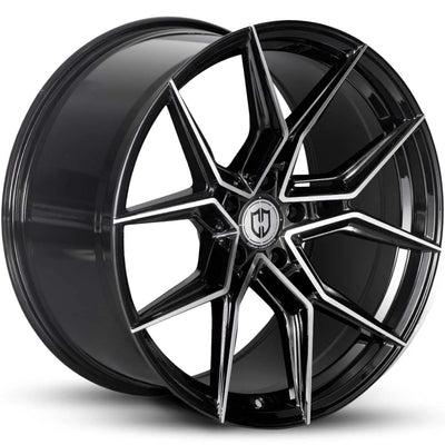 Curva CFF43 Black Machined Wheel