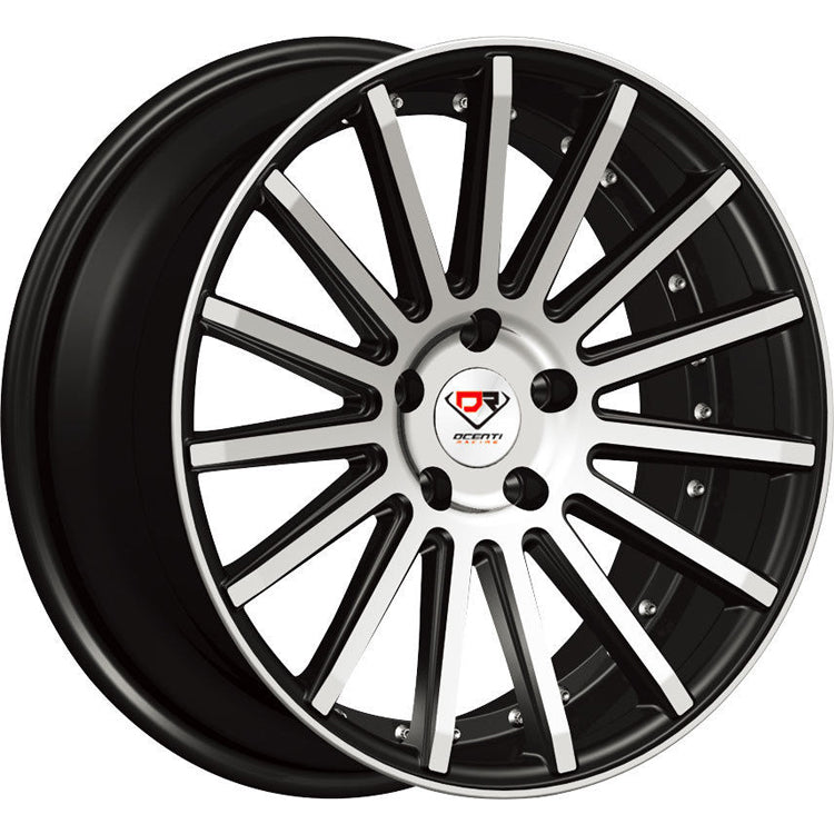 Dcenti Racing DCTL008-M Black Machined Wheel