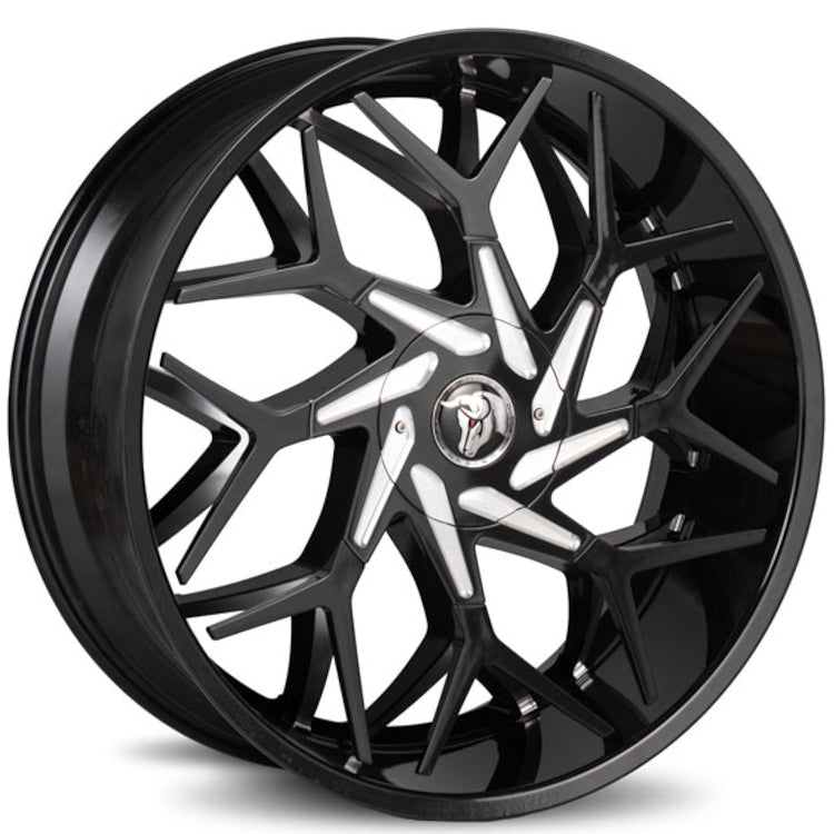 Diablo Magneeto Black Milled Wheel