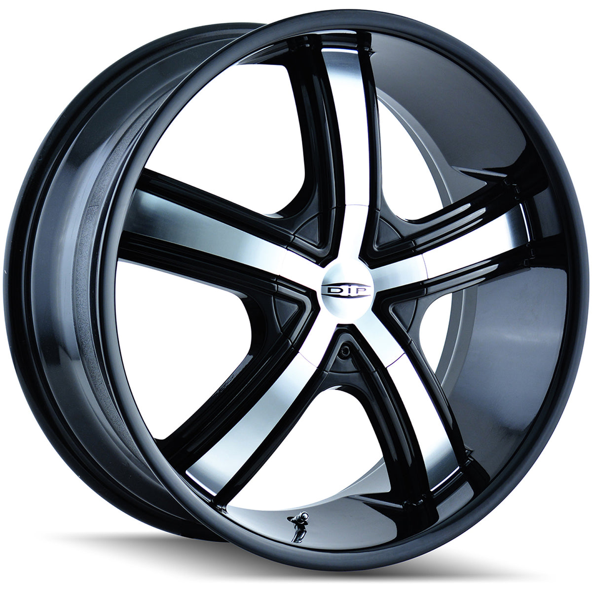 Dip Boost Black Machined Wheel