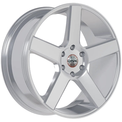 DNK 708 Silver Machined Wheel