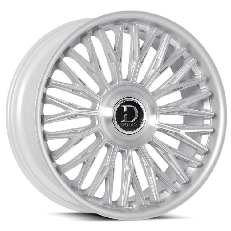 Dolce Luxury Lusso Silver Brushed Wheel