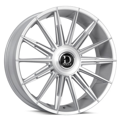Dolce Luxury Mirelli Silver Brushed Wheel