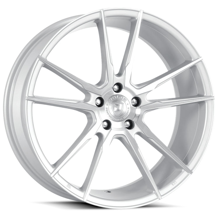 Dolce Performance Vain Silver Machined Wheel