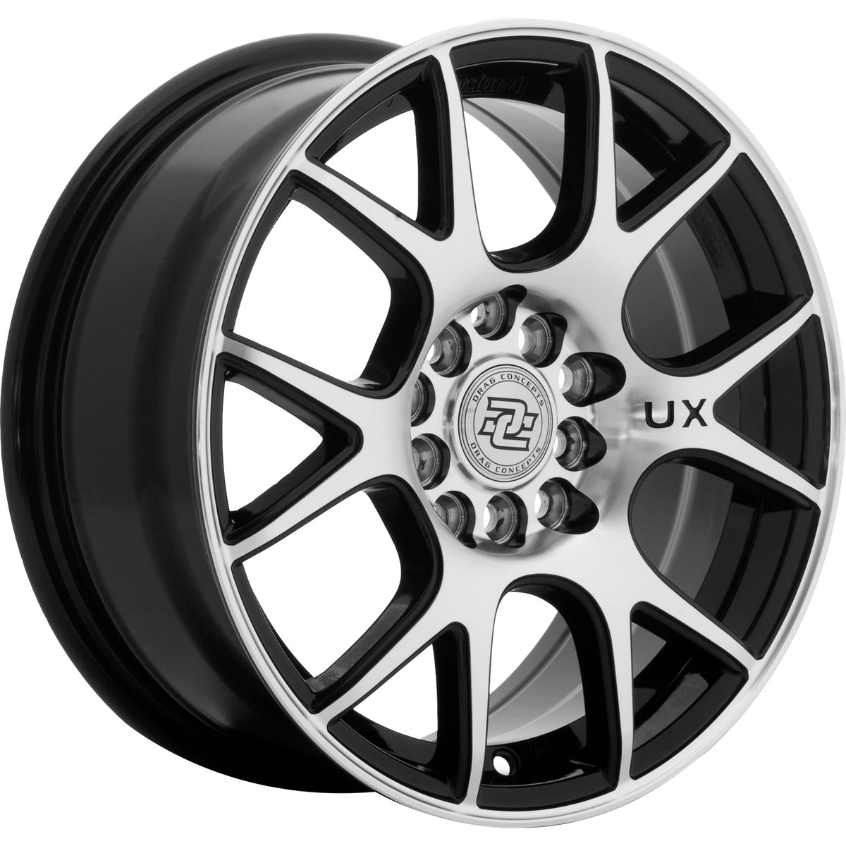 Drag Concepts R19 Black Machined Wheel