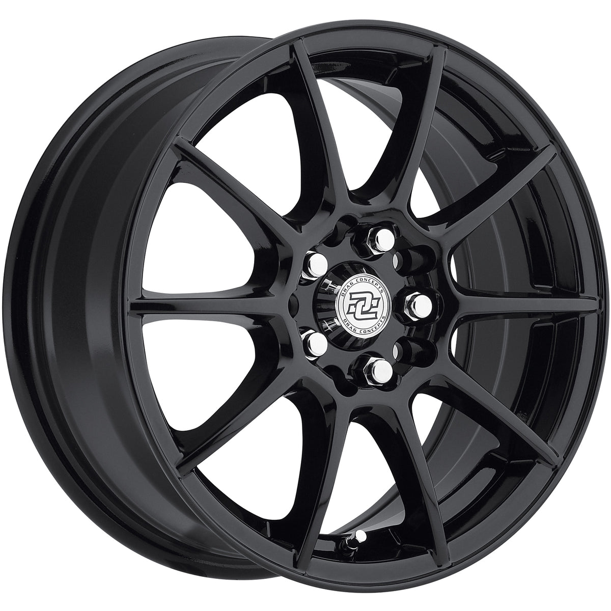 Drag Concepts R22 Black Wheel