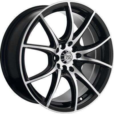Drag Concepts R27 Black Machined Wheel