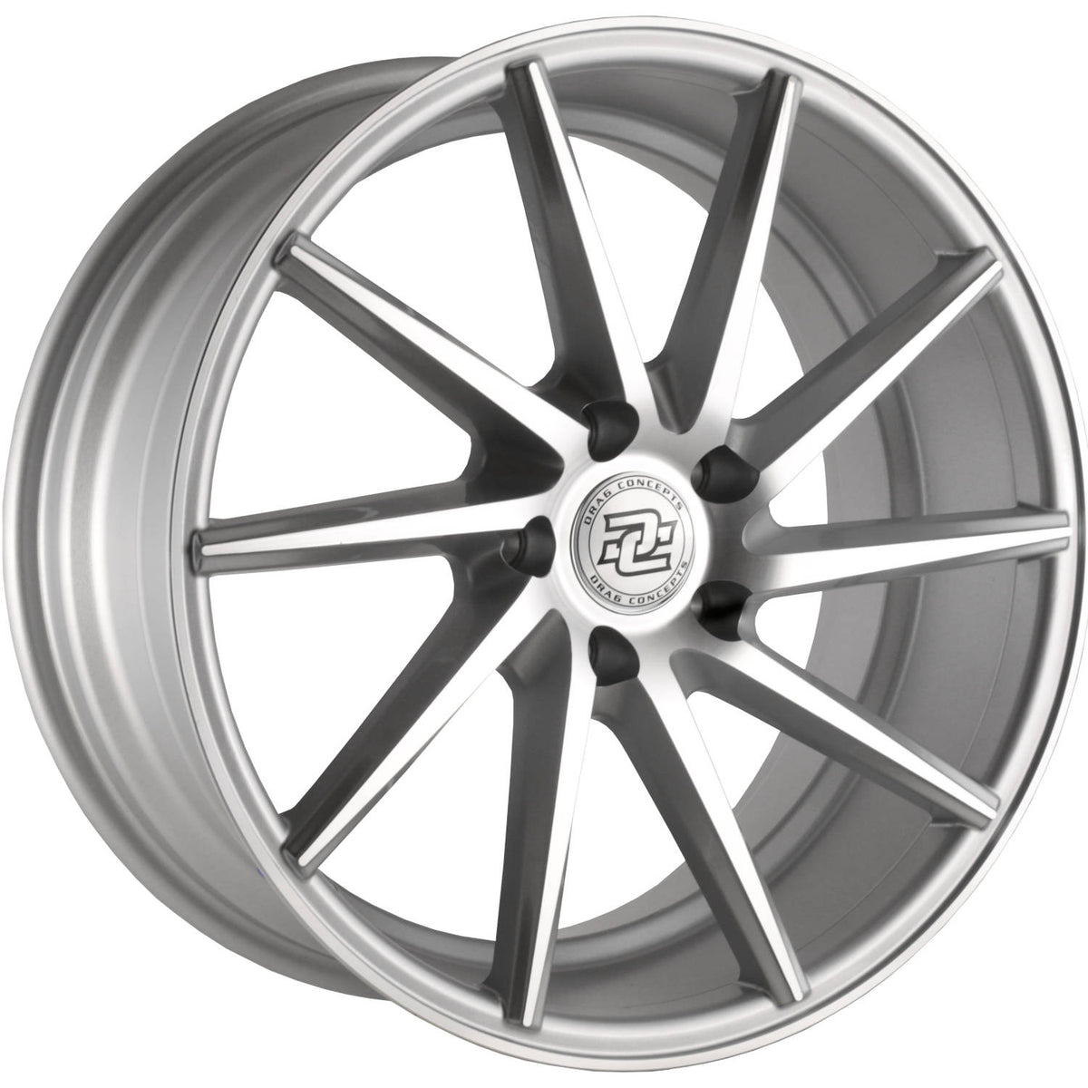 Drag Concepts R35 Silver Machined Wheel