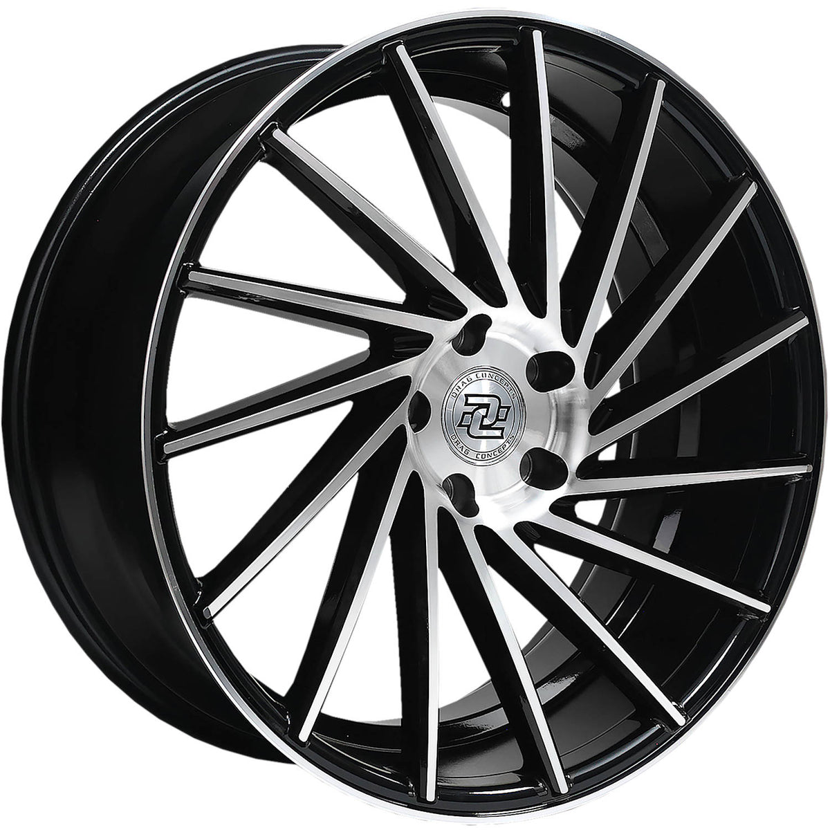 Drag Concepts R36 Black Machined Wheel